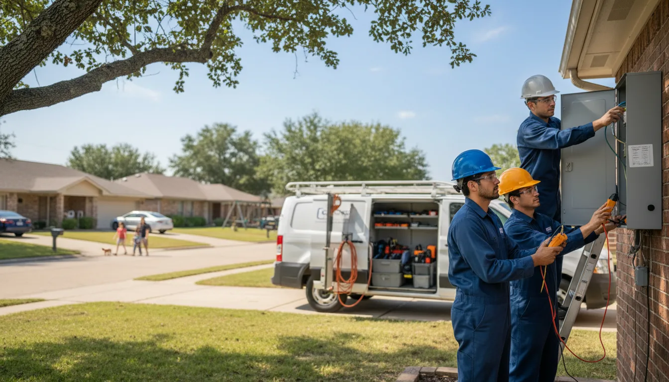 Certified electrician providing emergency electrical services in Elvaston, IL
